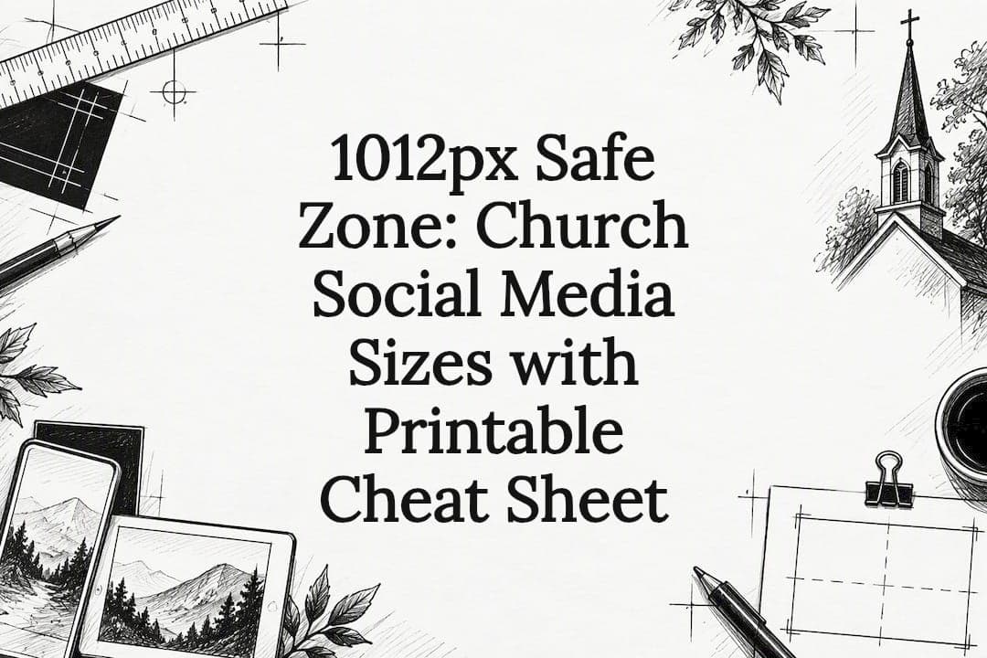 1012px Safe Zone: Church Social Media Sizes with Printable Cheat Sheet